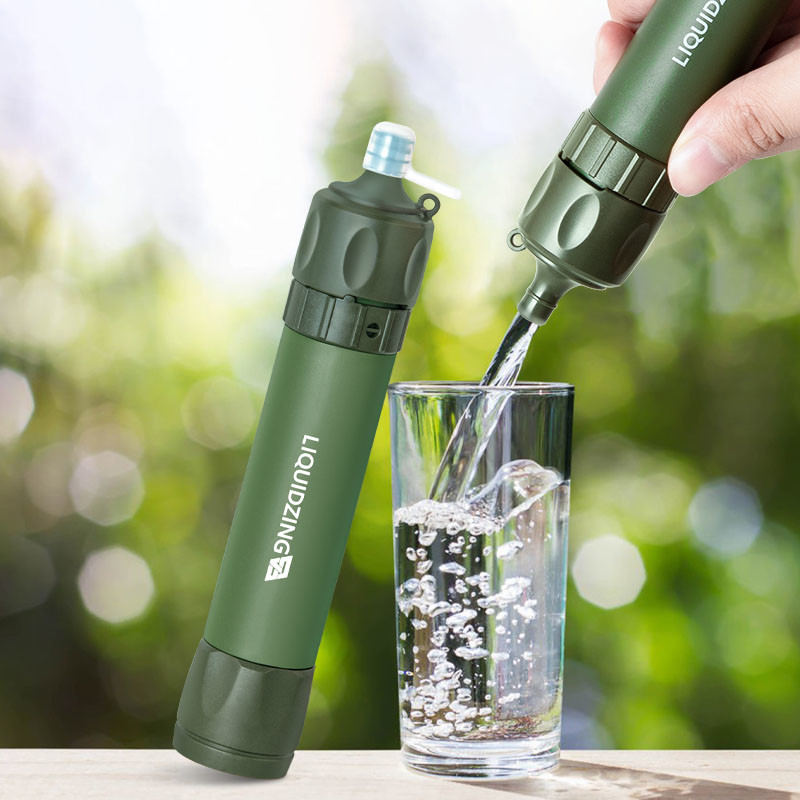 Water Filter Straw Survival Gear Filtration Portable Gear Supply For Hiking Camping Travel
